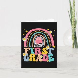 Hello First Grade Team 1st Grade Back To School Te Card