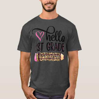 Hello First Grade Team 1st Grade Back to School Te T-Shirt
