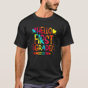 Hello First Grade Team 1st Grade Back To School Te T-Shirt