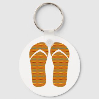 Hello Flip Flops Keychain