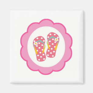 Hello Flip Flops Magnet