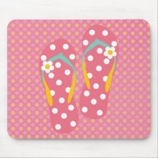 Hello Flip Flops Mouse Pad