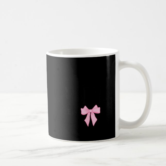 Hello Fourteen Est 2012 Coquette Bow 14th Birthday Coffee Mug (Right)