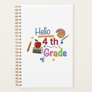 Hello Fourth Grade - Cute Back to School Design fo Planner