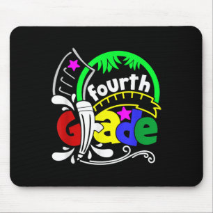 Hello Fourth Grade Funny 4th Grade Back To School Mouse Pad