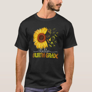Hello Fourth Grade Team 4th Grade Back To School T T-Shirt