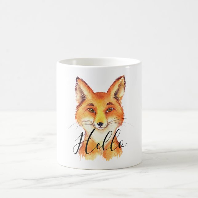 Hello Fox Coffee Mug (Center)