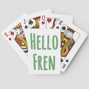 Hello Fren Playing Cards