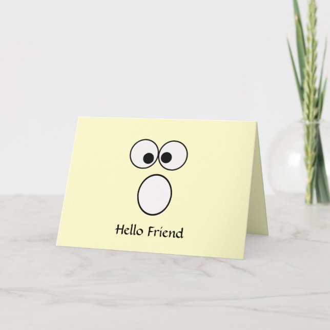 Hello Friend 1 Greeting Card (Front)