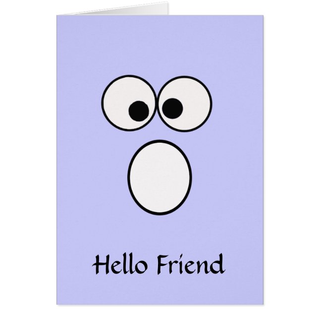 Hello Friend 3 Greeting Card (Front)