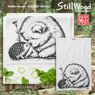 HELLO FRIEND • StillWood • Chow & Hedgehog Kitchen Towel