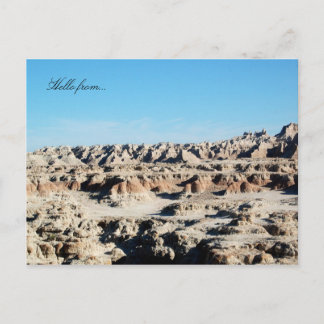 Hello from... Badlands National Park Postcard