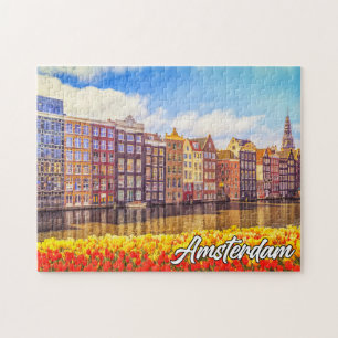 Hello From Beautiful Amsterdam, Netherlands Jigsaw Puzzle