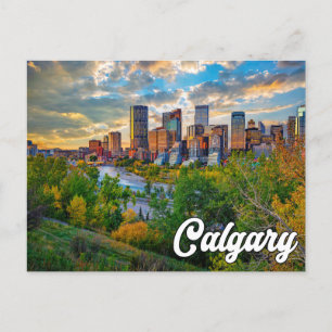 Hello From Calgary, Alberta, Canada Postcard