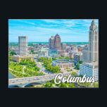 Hello From Columbus, Ohio, United States Postcard<br><div class="desc">This scenic postcard features a photograph of the beautiful city of Columbus, Ohio. This postcard would be an ideal greeting for friends, family, classmates and co-workers.</div>