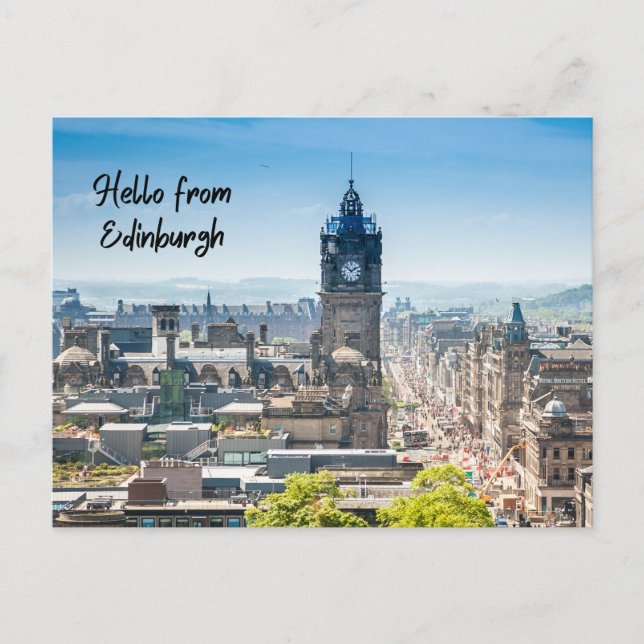 Hello from Edinburgh, Scotland  Postcard (Front)