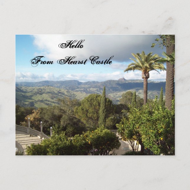 Hello From Hearst Castle Postcard (Front)