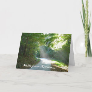 Hello from Heaven... Card