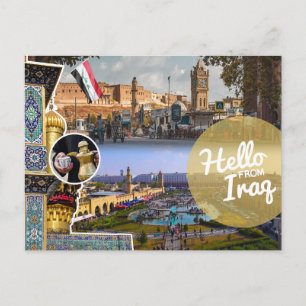 Hello From Iraq Postcard