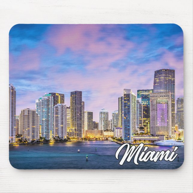 Hello From Miami, Florida, United States Mouse Pad (Front)