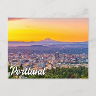 Hello From Portland, Oregon Postcard