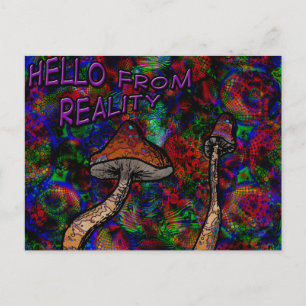 Hello from reality postcard