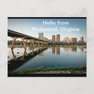 Hello From Richmond, Virginia Postcard
