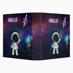 Hello from space. binder