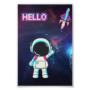"Hello from Space" Photo Print