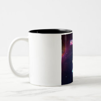 Hello from space. Two-Tone coffee mug