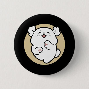 Hello from the Barked Side 2 Inch Round Button