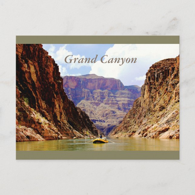 Hello from the bottom of the Grand Canyon! Postcard (Front)