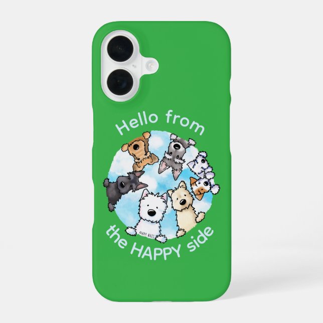 Hello From The Happy Side  iPhone 16 Case (Back)