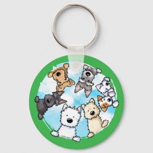 Hello From The Happy Side Keychain