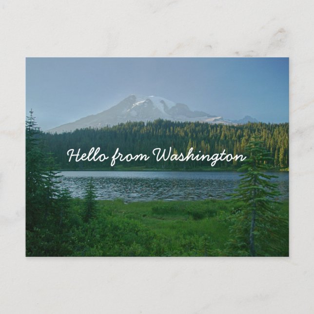 Hello from Washington Postcard (Front)