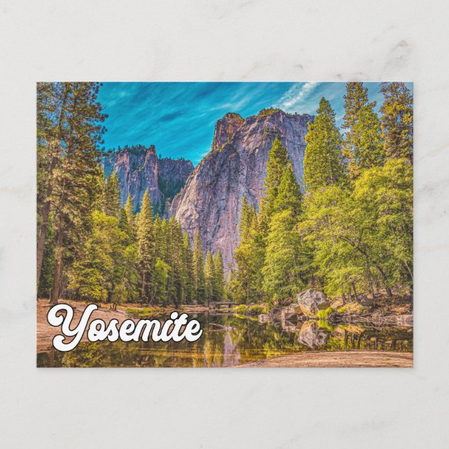 Hello From Yosemite National Park Postcard (Front)