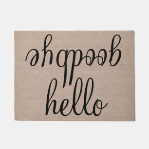 Hello goodbye funny quote saying humour hipster ju doormat