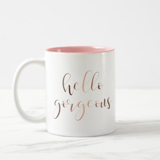 Hello Gorgeous Mug (Left)