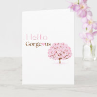 Hello Gorgeous, Pink Blossom Tree