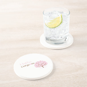 Hello Gorgeous, Pink Blossom Tree Coaster