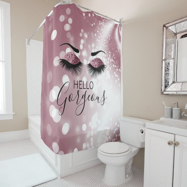 Hello Gorgeous Rose Glitter Eyes (In Situ)