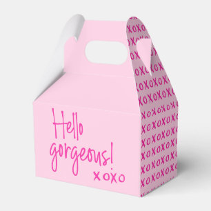 Hello Gorgeous XOXO Pink Chic  Favor Box