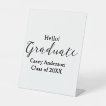 Hello graduate class of 20XX name congrats stylish