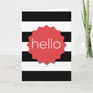 "Hello" Greeting Card