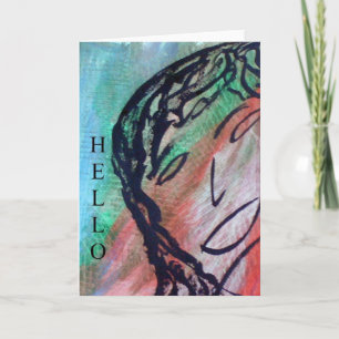 Hello Greeting Card