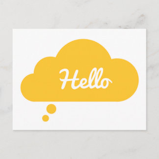 Hello Greeting Card Postcard