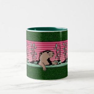 Hello, Groundhog's Shadow - Two-Tone Coffee Mug