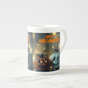 Hello Halloween! Bone China Mug