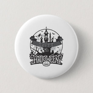 Hello Halloween - Halloween party 2 Inch Round Button