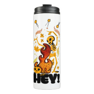 hello Halloween Thermal Tumbler